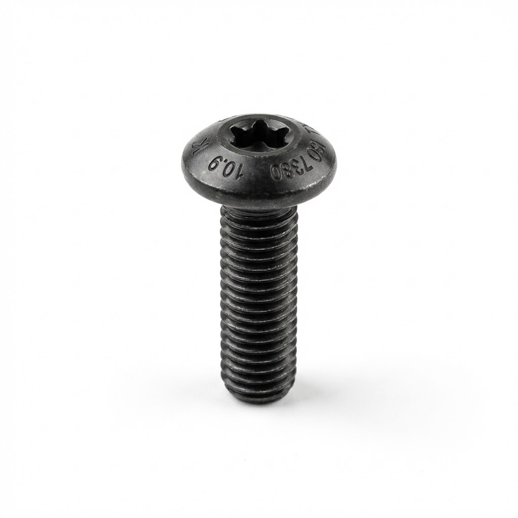 ISO 7380-1 TX (Torks) Soketli Bombe Başlı İmbus Cıvata – Estetik Görünüm ve Üstün Tork Aktarımı